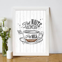 Wallity Cuadro decorativo enmarcado multicolor 24 x 29 cm
